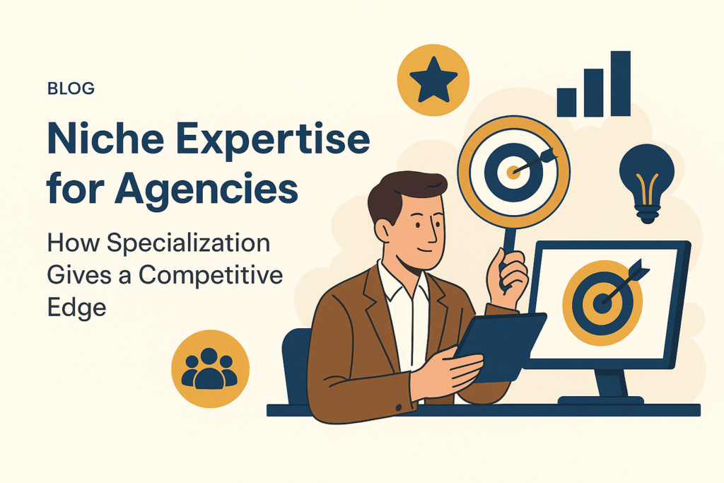 agency growth model built on niche expertise and targeted client segmentation