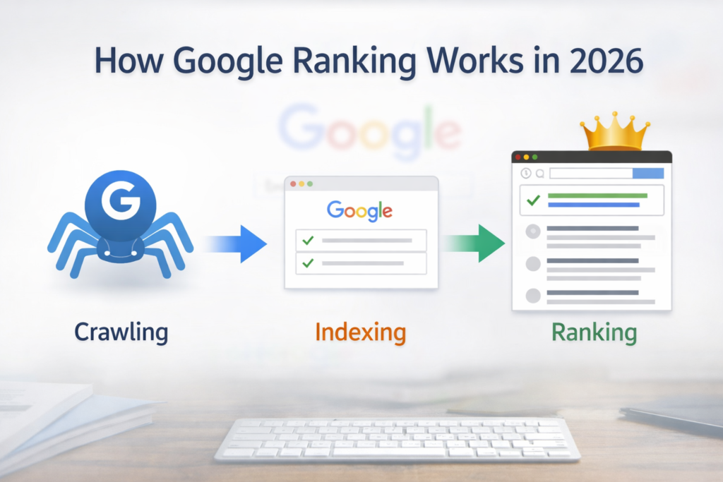 How Google ranking works in 2026 for website SEO