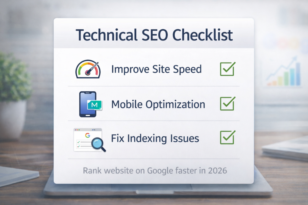 Technical SEO checklist to improve website ranking on Google